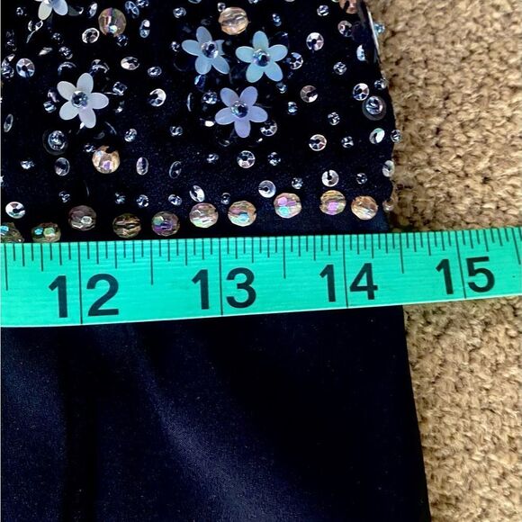 REBECCA TAYLOR SILK PRINCESS SPARKLE DRESS Goth NWT - Picture 11 of 16